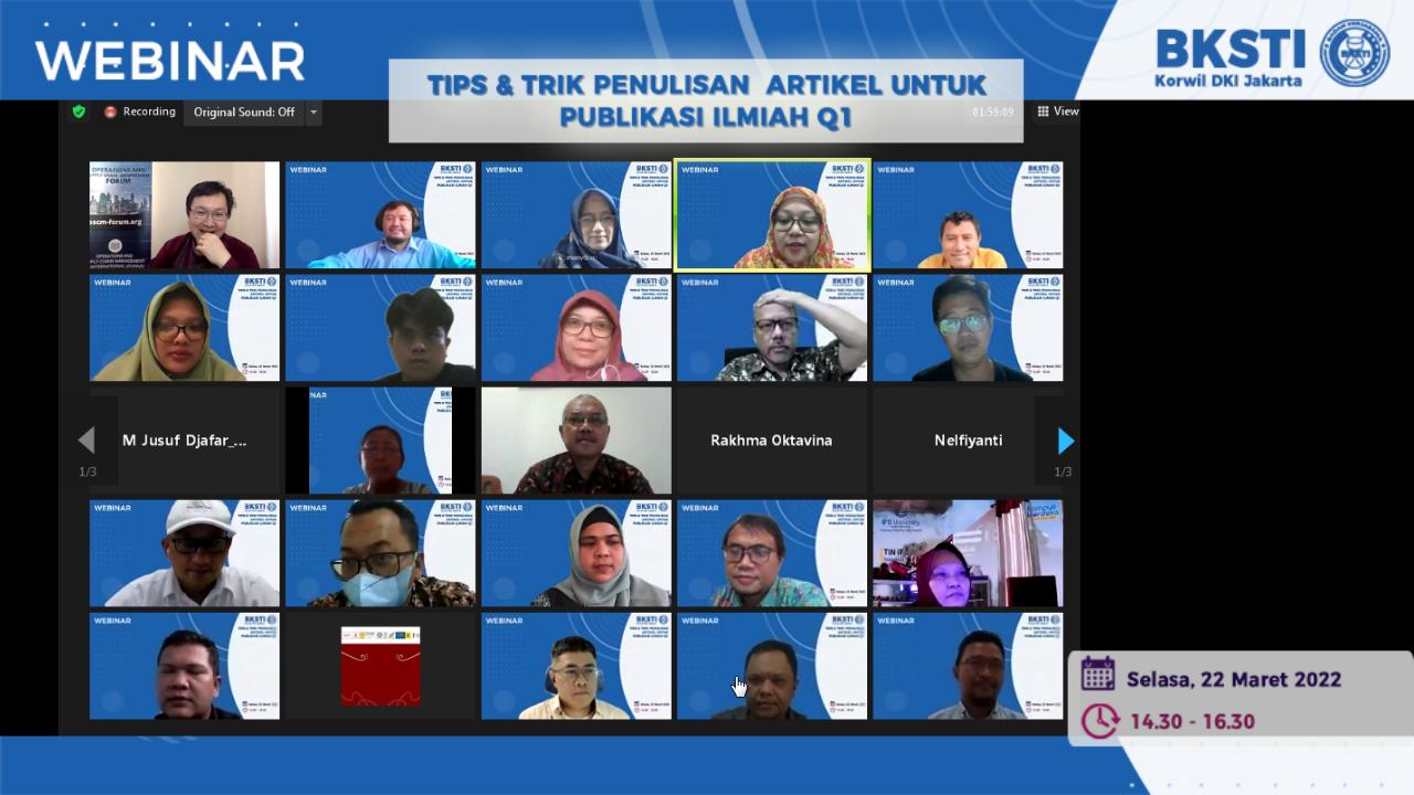 Webinar Tips And Trik Penulisan Penulisan Artikel Untuk Publikasi